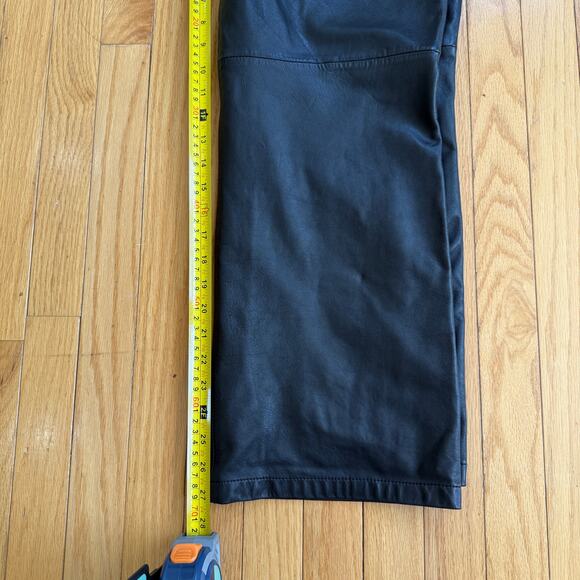 Veda Womens Leather Pants Black Size 8 - Picture 10 of 12